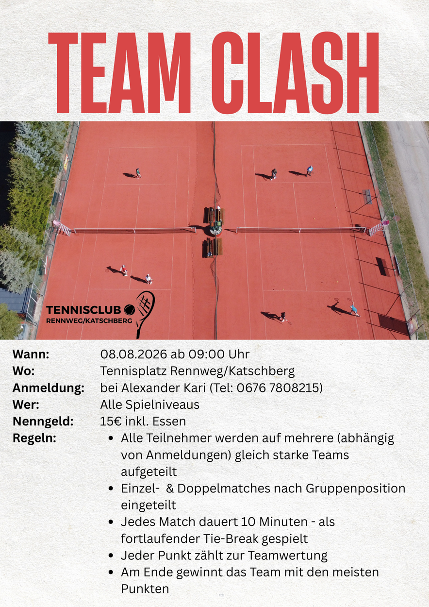 Team Clash am 08.08.2026